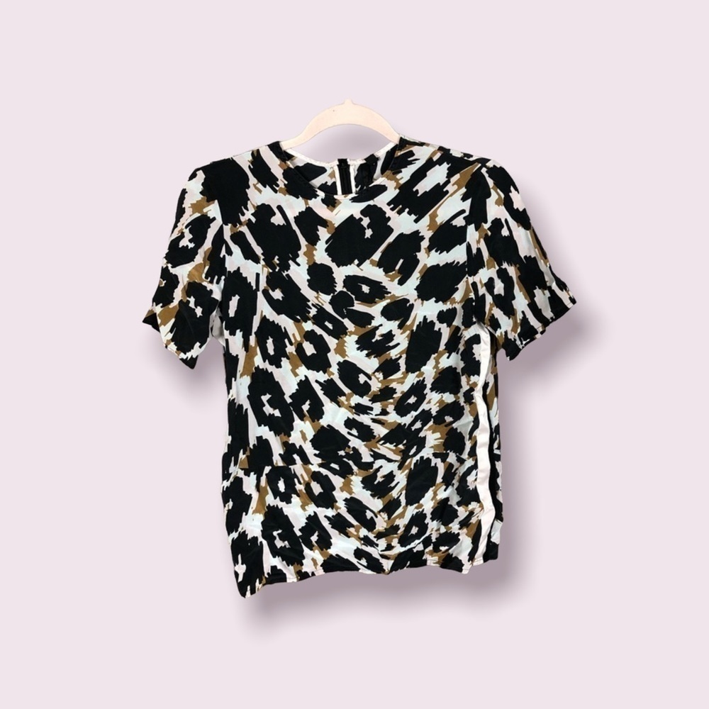 Top shop animal print top
